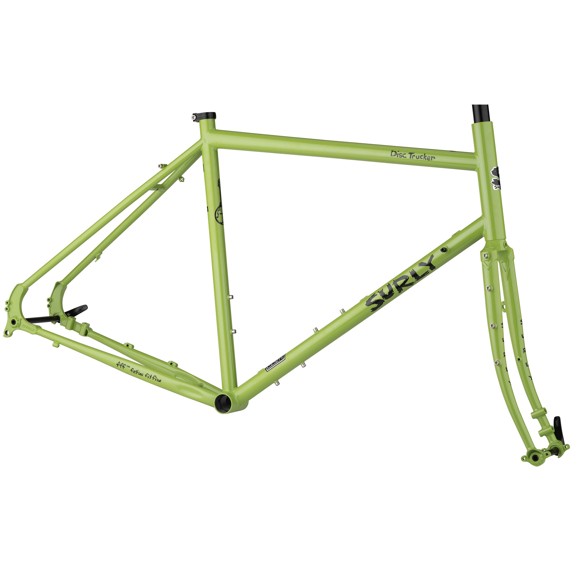 surly-disc-trucker-700c-frameset-green-FM1755-2000px-sq Disc Trucker 700c Frameset - Pea Lime Soup - Image 1