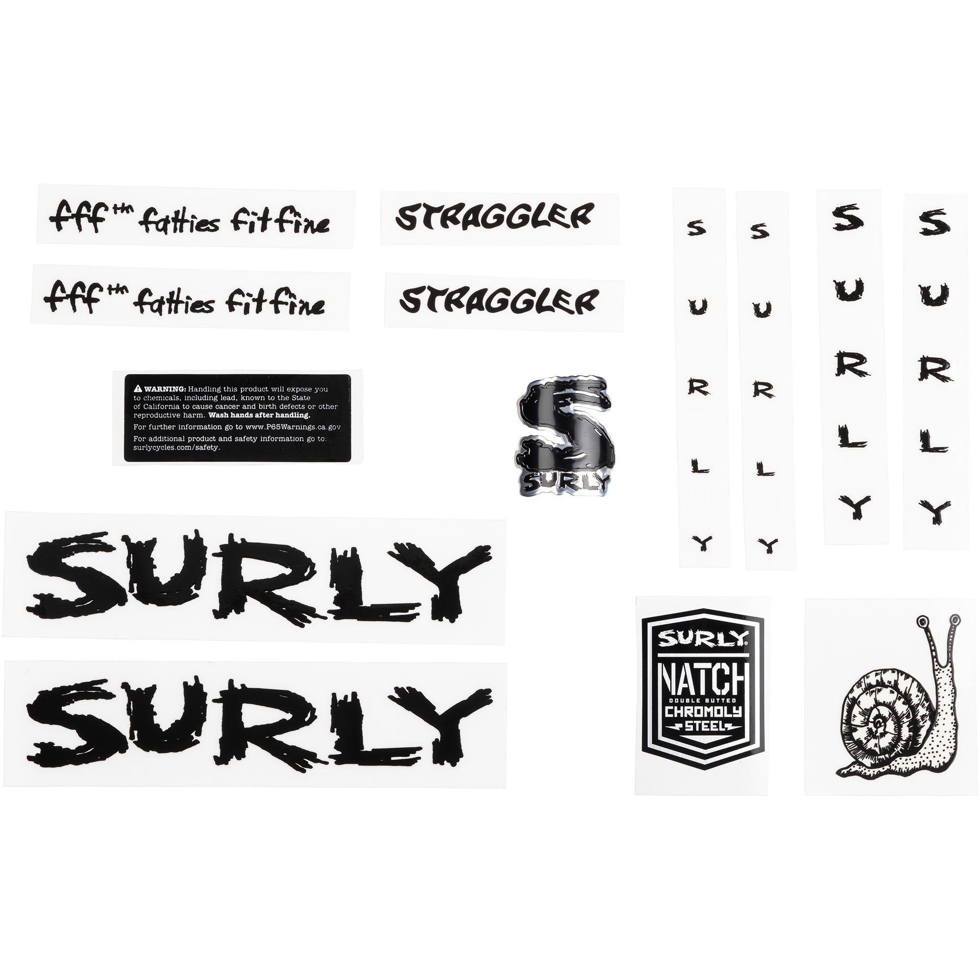 surly-straggler-decal-set-black-MA1236-2000px-sq Straggler Decal Set - Image 1